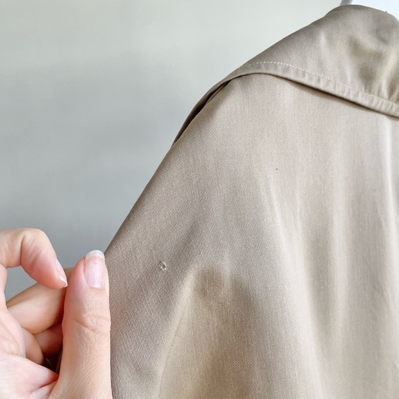 Guy Laroche 1980s Vintage Khaki Gabardine Jacket - Picture 5 of 6